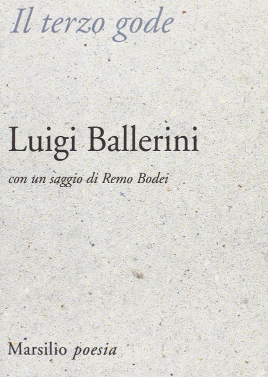 Il terzo gode - Luigi Ballerini - copertina