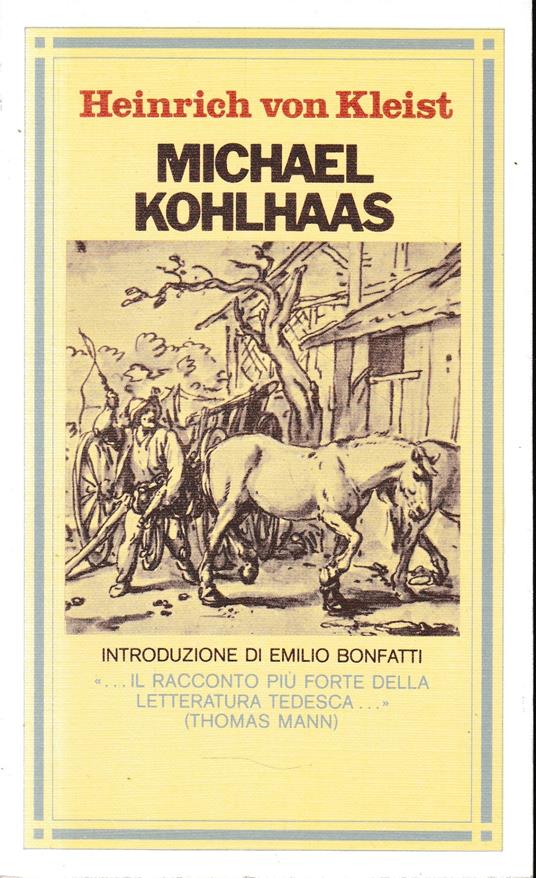 Michael Kohlhaas - Heinrich von Kleist - copertina
