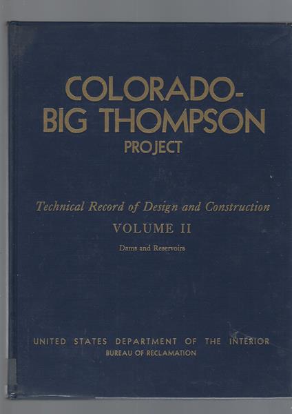 COLORADO BIG THOMPSON PROJECT,vol II - copertina