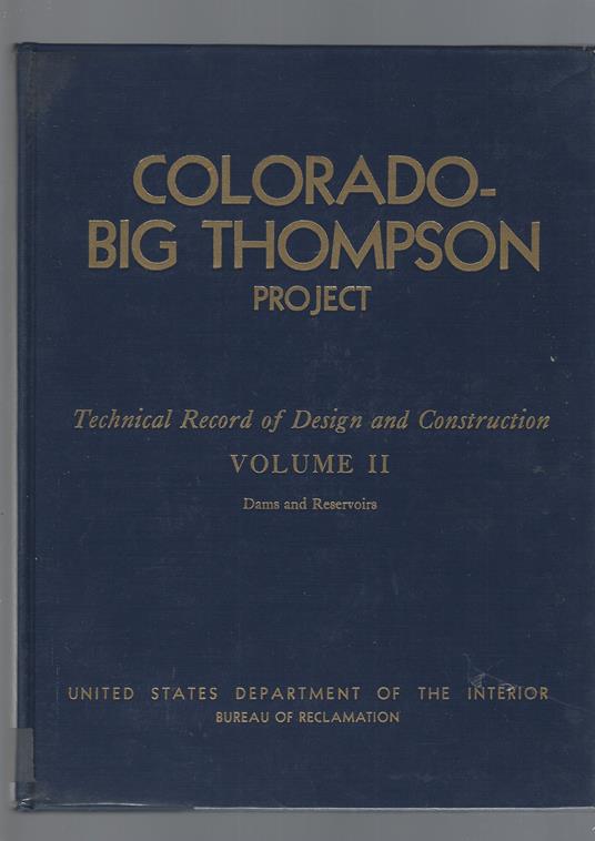 COLORADO BIG THOMPSON PROJECT,vol II - copertina