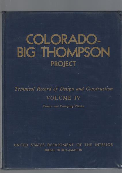 COLORADO BIG THOMPSON PROJECT, vol IV - copertina