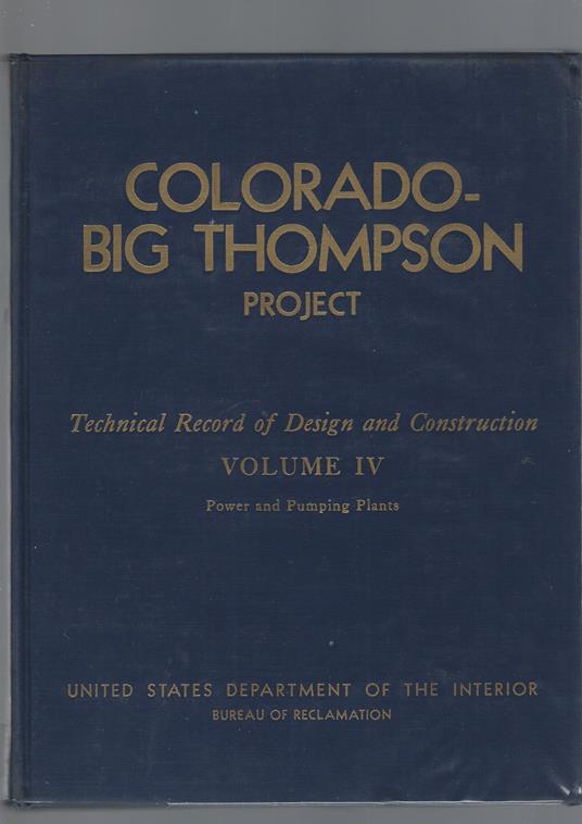 COLORADO BIG THOMPSON PROJECT, vol IV - copertina
