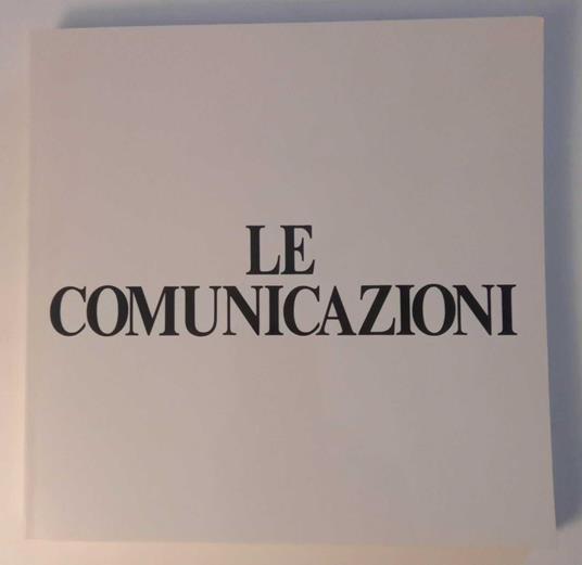 Le comunicazioni - Carlo Bruni - copertina