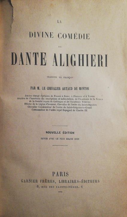 La divine comédie - Anonimo - copertina