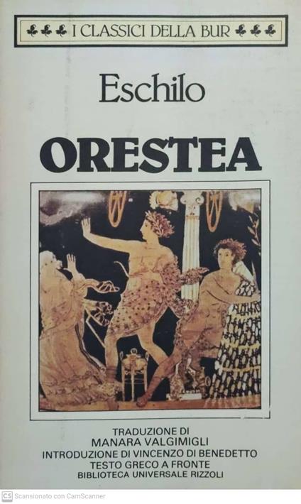 Orestea. Ediz. bilingue - Eschilo - copertina