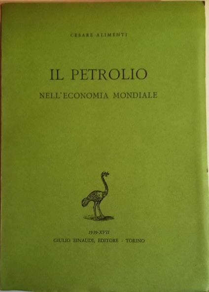 Il Petrolio - Cesare Alimenti - copertina