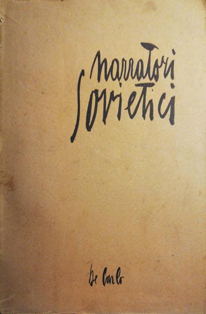Narratori Sovietici - Anonimo - copertina
