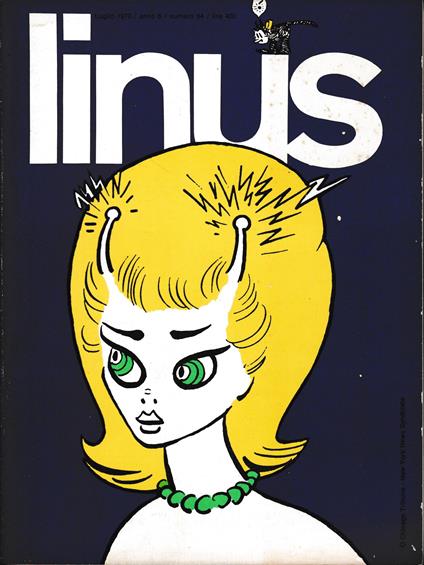 Linus. Luglio 1970 / anno 6 / n. 64 - Charles M. Schulz - copertina