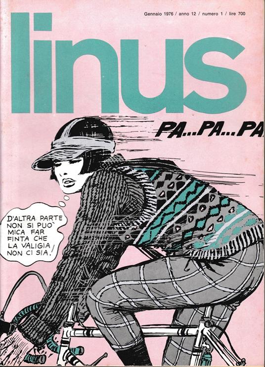 Linus. Gennaio 1976 / anno 12 / n. 1 - Charles M. Schulz - copertina