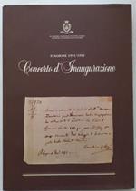 Concerto d'Inaugurazione stagione 1991/92 Accademia S.Cecilia