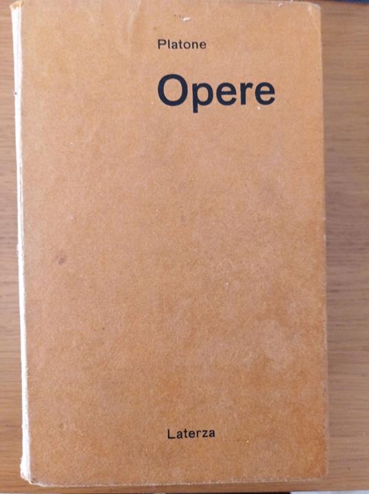 Opere Vol. 1 - Platone - copertina