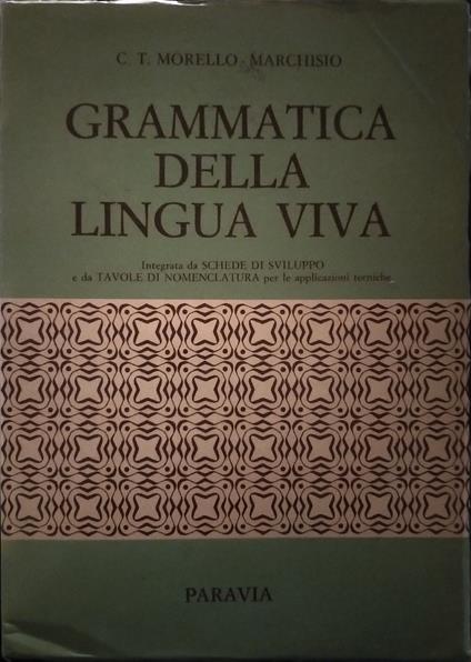 Grammatica della lingua viva - copertina