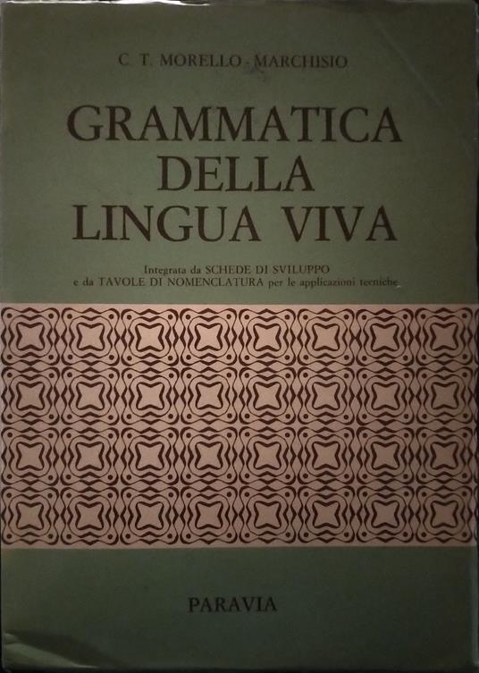 Grammatica della lingua viva - copertina