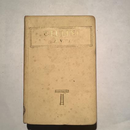 La vita - Benvenuto Cellini - copertina