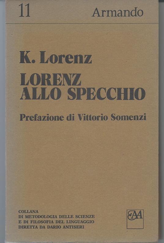 Lorenz allo specchio - Konrad Lorenz - copertina