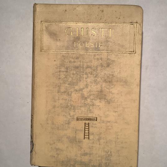 Poesie - Giusti - copertina