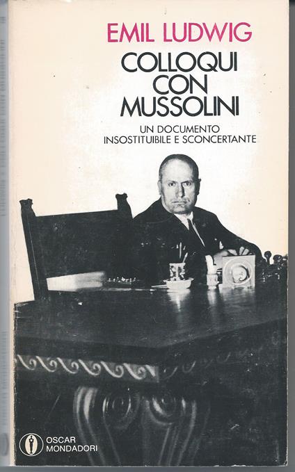 Colloqui con Mussolini - Emil Ludwig - copertina