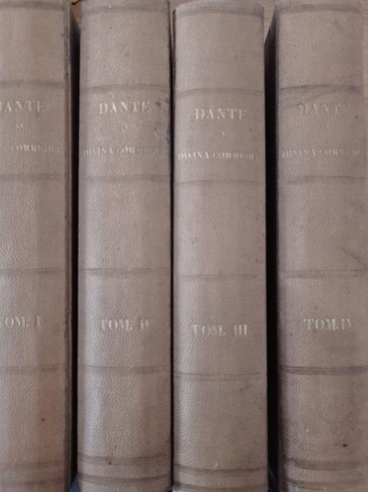La Divina Commedia ( 4 volumi) - Dante Alighieri - copertina