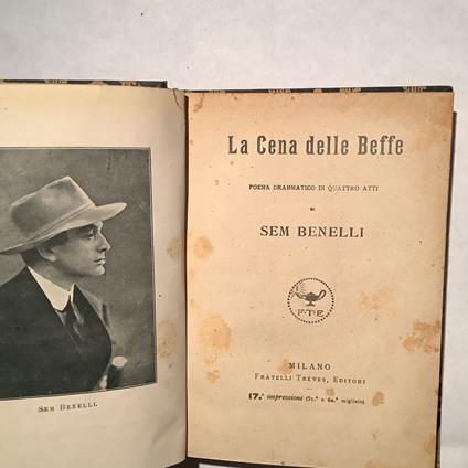 La cena delle Beffe - Sem Benelli - copertina