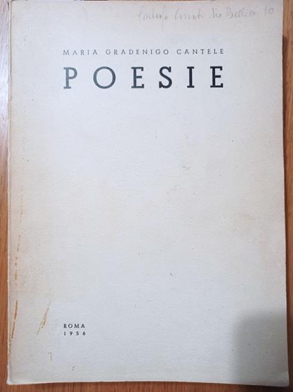 Poesie - copertina