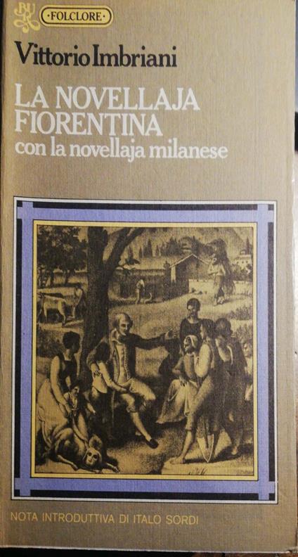 La novellaja fiorentina con la novellaja milanese - Vittorio Imbriani - copertina