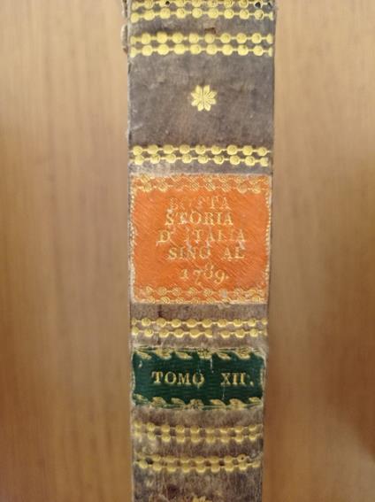 Storia d'Italia Vol. XII - Carlo Botta - copertina