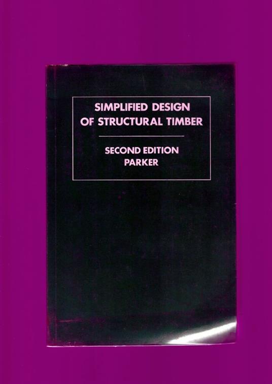 Simplified Design of Structural Timber - copertina