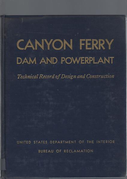 Canyon Ferry Dam And Powerplant - copertina