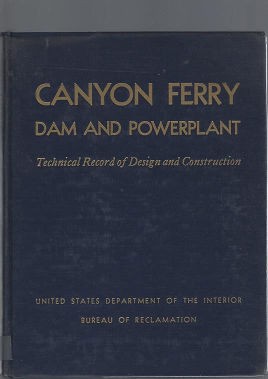 Canyon Ferry Dam And Powerplant - copertina