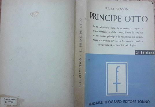 Principe otto - Robert Louis Stevenson - copertina