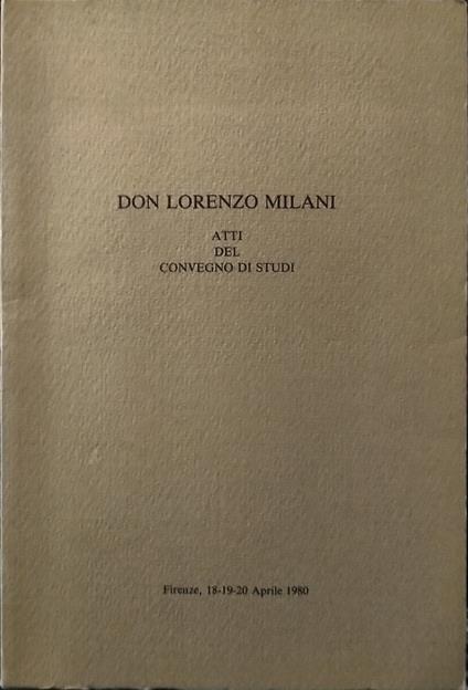 Atti del convegno di studi - copertina