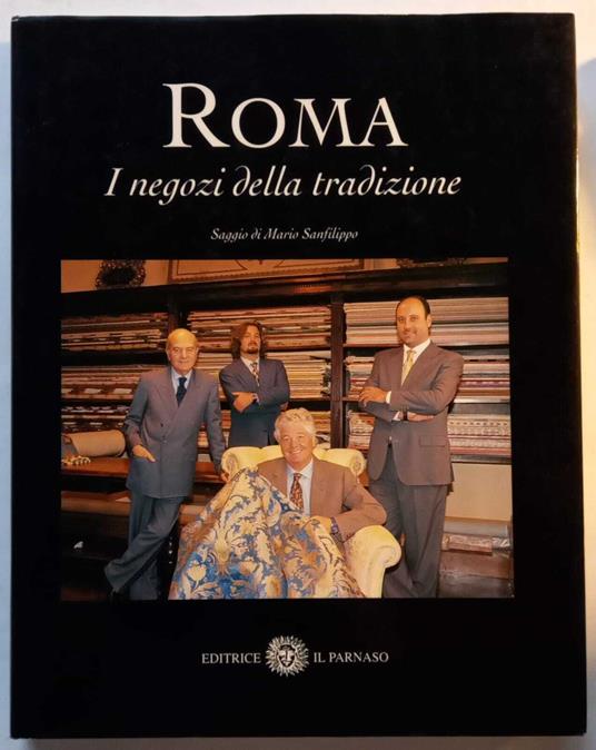 Roma - i negozi della tradizione - Mario Sanfilippo - copertina