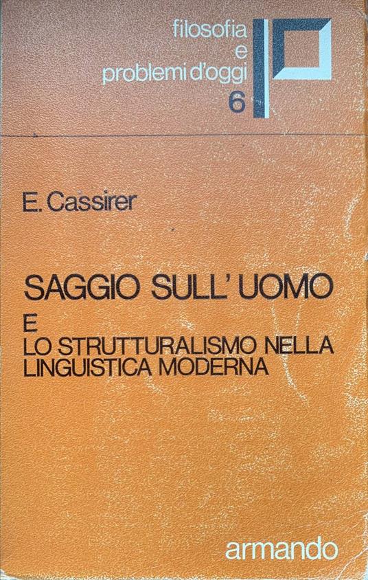 Saggio sull'uomo e lo strutturalismo nella linguistica moderna - copertina