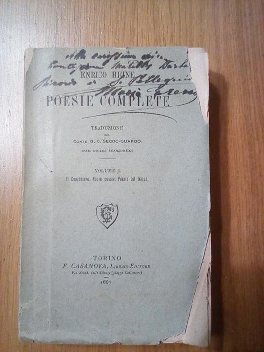 Poesie complete - Heinrich Heine - copertina