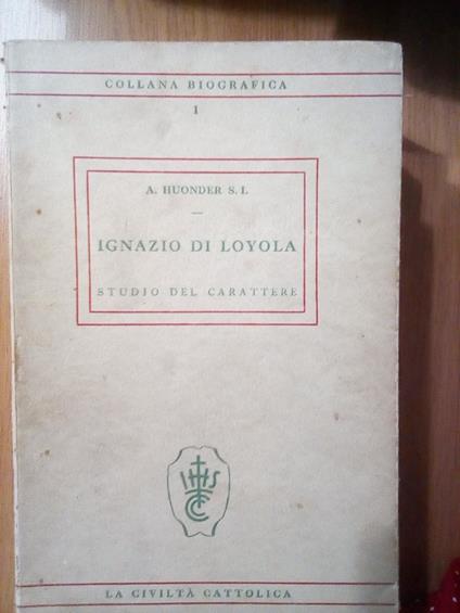 Ignazio di Loyola studio del carattere - copertina