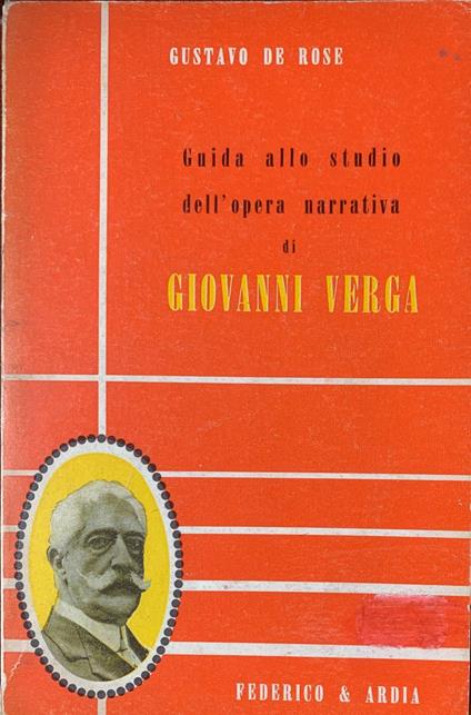 Guida allo studio dell'opera narrativa di Giovanni Verga - copertina