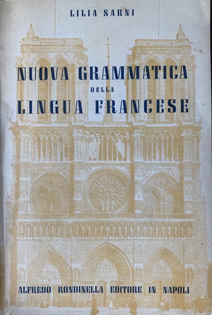 Nuova grammatica della lingua francese - copertina