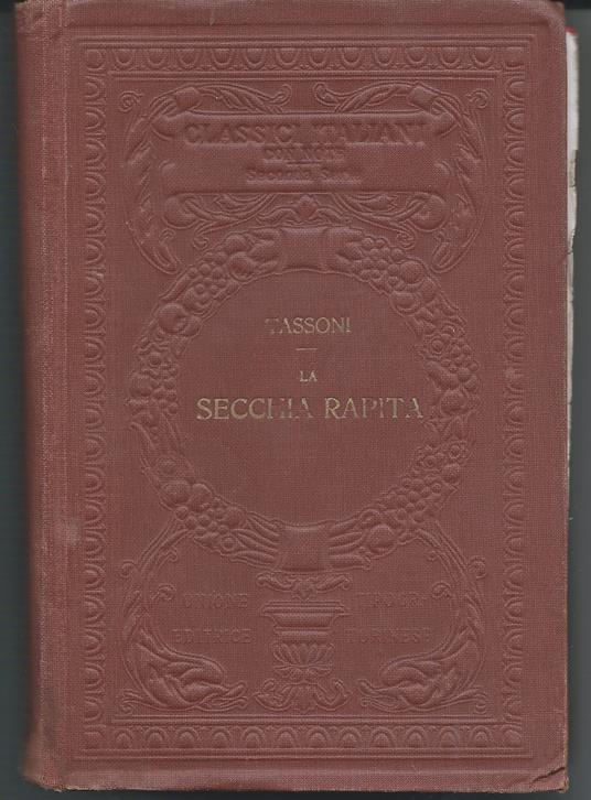La secchia rapita - Alessandro Tassoni - copertina