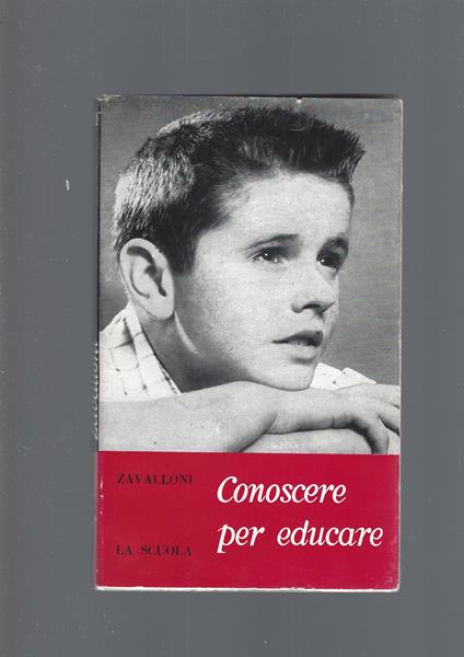 Conoscere Per Educare - R. Valloni - copertina