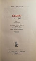 Diario 1939-1945 tomo primo e secondo