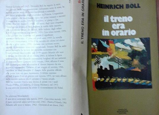 Il treno era in orario. Il pane dei verdi anni - Heinrich Böll - copertina