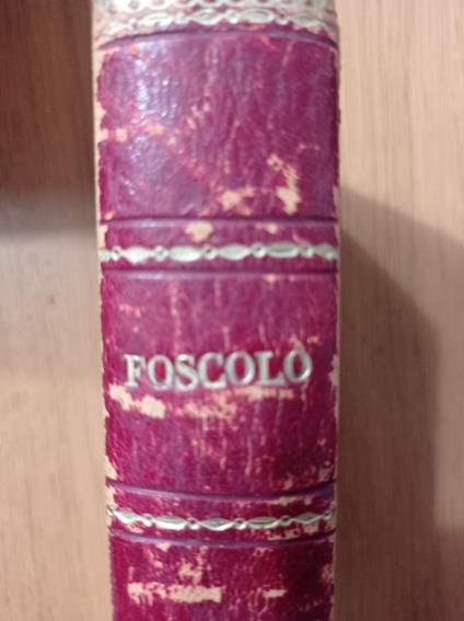 Prose e versi - Ugo Foscolo - copertina