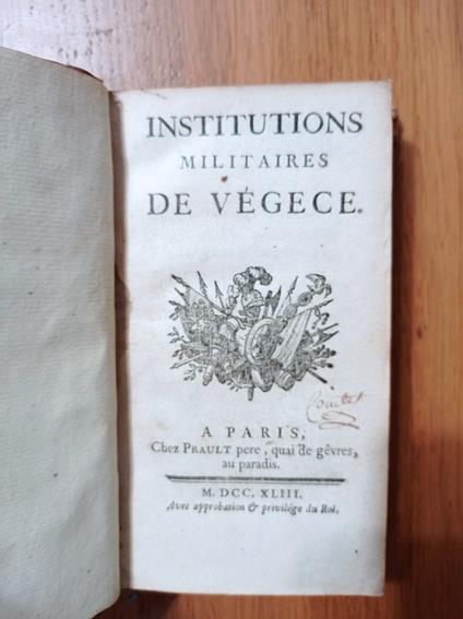 Institutions militaires - copertina