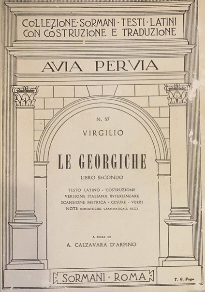 Le Georgiche - Virgilio - copertina