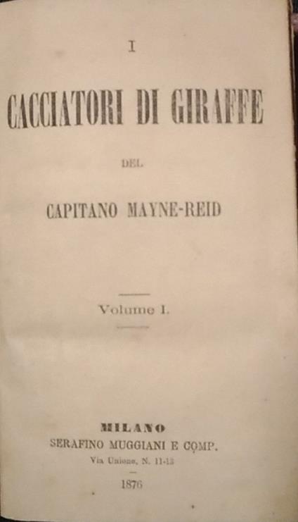 Cacciatori di giraffe - copertina