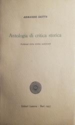Antologia di critica storica, problemi della civiltà medievale