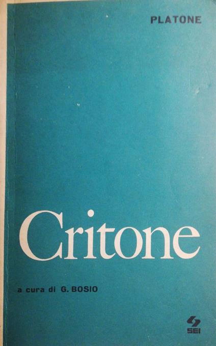 Critone - Platone - copertina