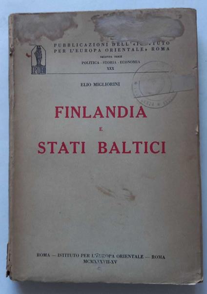 Finlandia e Stati Baltici - Elio Migliorini - copertina