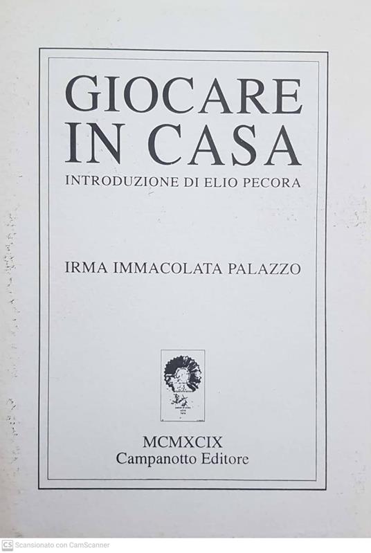 Giocare in casa - copertina