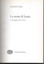 La morte di Lenin. L'interregno 1923-1924